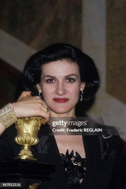 Paloma Picasso lance son parfum le 22 avril 1985 à Paris, France.