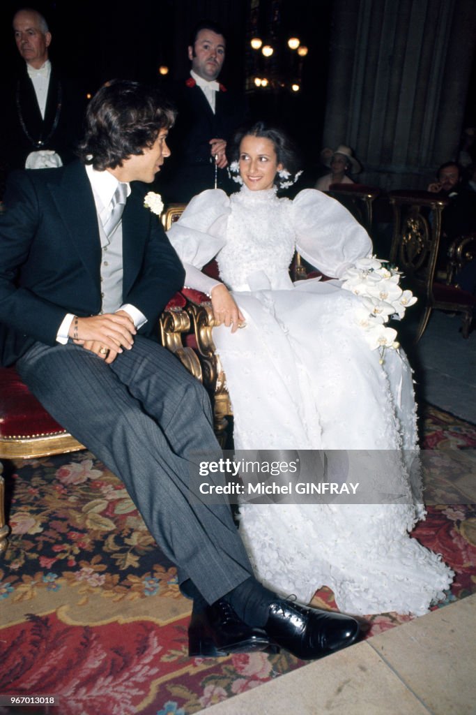 Isabel Goldsmith Mariage d'Arnaud de Rosnay avec Isabel Goldsmith le 28 juin 1973 à ...