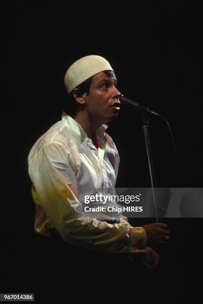 Michel Leeb à l'Olympia le 20 avril 1984 à Paris, France.