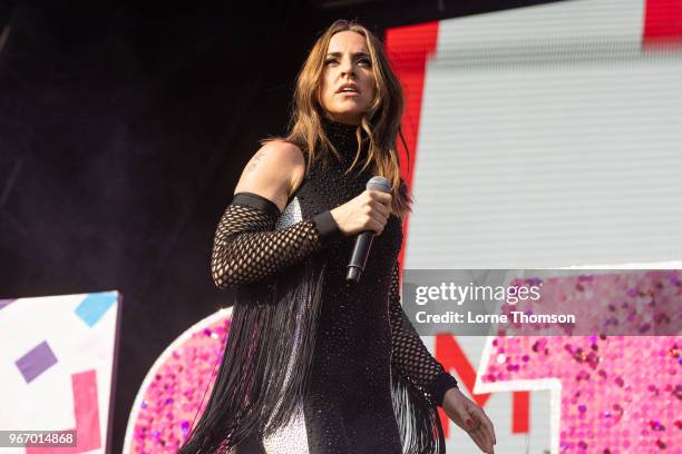 Melanie C performs at Mighty Hoopla at Brockwell Park on June 3, 2018 in London, England.