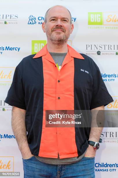 Rich Eisen walks the Red Carpet before participating in bowling at Pinstripes during the Big Slick Celebrity Weekend benefitting Children's Mercy...