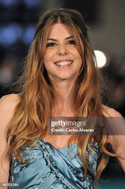 Spanish actress Manuela Velasco attends Goya awards 2010 photocall at "Palacio de Congresos" on February 14, 2010 in Madrid, Spain.