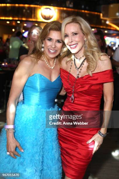 Karen Segal and Kimberly Woolen attend Nashville '80s Dance Party benefiting The Alzheimer's Association at Wildhorse Saloon on June 3, 2018 in...