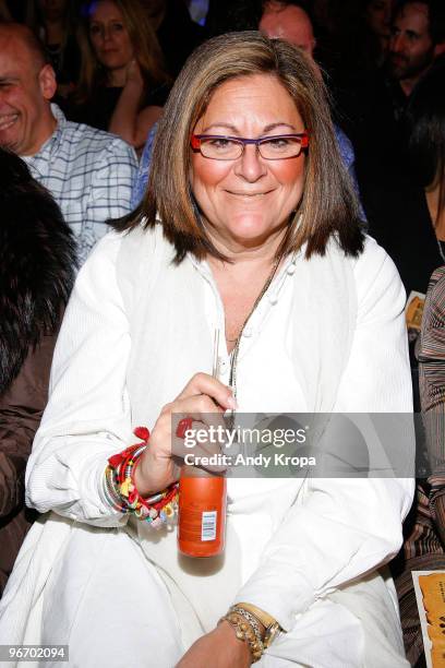 Fern Mallis attends the Betsey Johnson Fall 2010 fashion show during Mercedes-Benz Fashion Week at Altman Building on February 14, 2010 in New York...