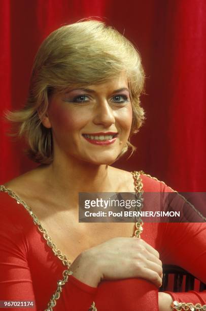 Catherine Ceylac au Gala de la Presse le 20 janvier 1984 a Paris, France.