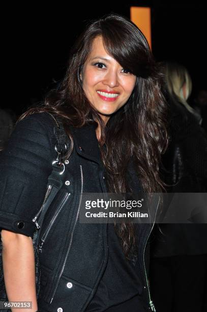 Designer Sang A Im-Propp attends Rachel Roy Fall 2010 during Mercedes-Benz Fashion Week at Cedar Lake Studios on February 14, 2010 in New York City.