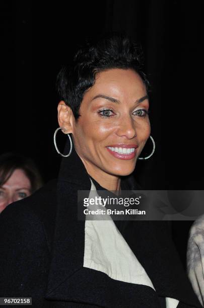 Nicole Murphy attends Rachel Roy Fall 2010 during Mercedes-Benz Fashion Week at Cedar Lake Studios on February 14, 2010 in New York City.