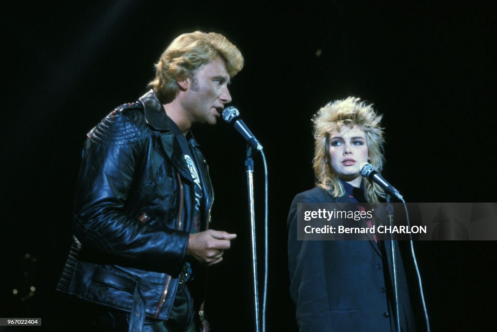 Johnny Hallyday et Kim Wilde