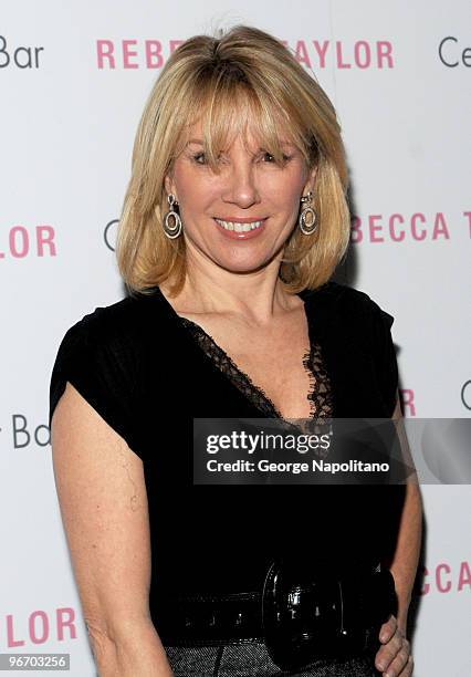 Ramona Singer attends the Rebecca Taylor fashion show after party during Mercedes-Benz Fashion Week at the Bryant Park Hotel - Cellar Bar on February...