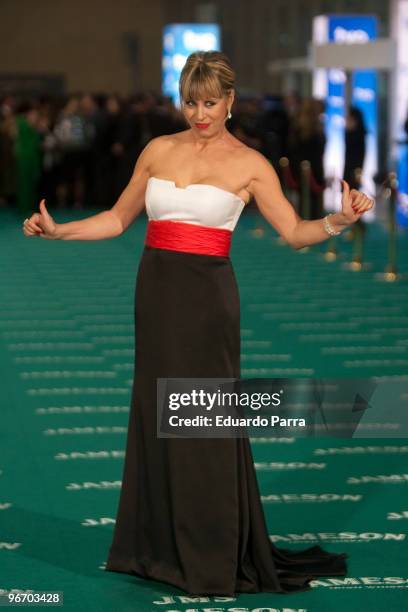 Miriam Diaz Aroca attends Goya prizes photocall at Madrid City Hall on February 14, 2010 in Madrid, Spain.