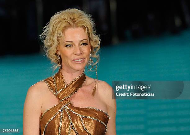 Belen Rueda arrives to the 2010 edition of the 'Goya Cinema Awards' ceremony at the Palacio de Congresos on February 14, 2010 in Madrid, Spain.