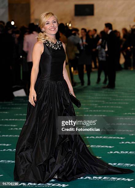 Cayetana Gullen Cuervo arrives to the 2010 edition of the 'Goya Cinema Awards' ceremony at the Palacio de Congresos on February 14, 2010 in Madrid,...