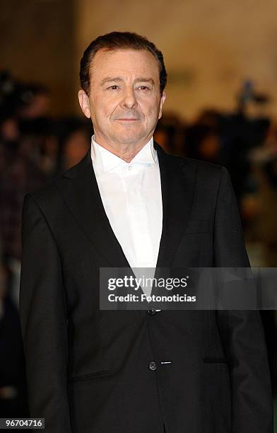 Juan Diego arrives to the 2010 edition of the 'Goya Cinema Awards' ceremony at the Palacio de Congresos on February 14, 2010 in Madrid, Spain.