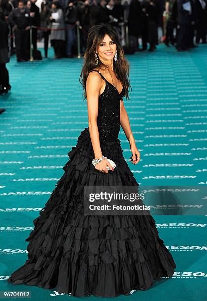 Goya Toledo arrives to the 2010 edition of the 'Goya Cinema Awards' ceremony at the Palacio de Congresos on February 14, 2010 in Madrid, Spain.