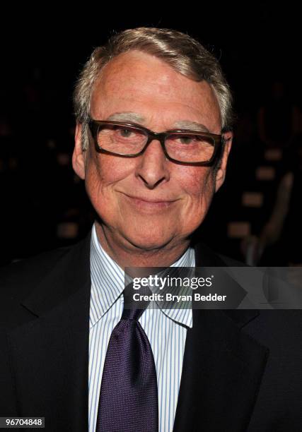 Producer Mike Nichols attends the Diane Von Furstenberg Fall 2010 Fashion Show during Mercedes-Benz Fashion Week at The Tent at Bryant Park on...