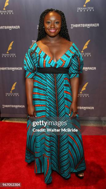 Jocelyn Bioh during the arrivals for the 2018 Drama Desk Awards at Town Hall on June 3, 2018 in New York City.