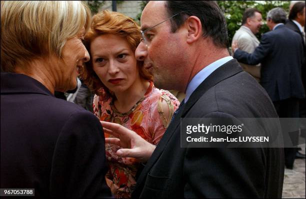 Beregovoy's daughter, Beregovoy's grandaughter, Francois Hollande.