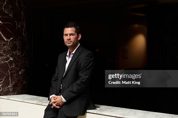 Victor Sikora of Perth Glory poses during the 2010 A-League Finals Series Launch at the Sheraton on the Park Hotel on February 15, 2010 in Sydney,...