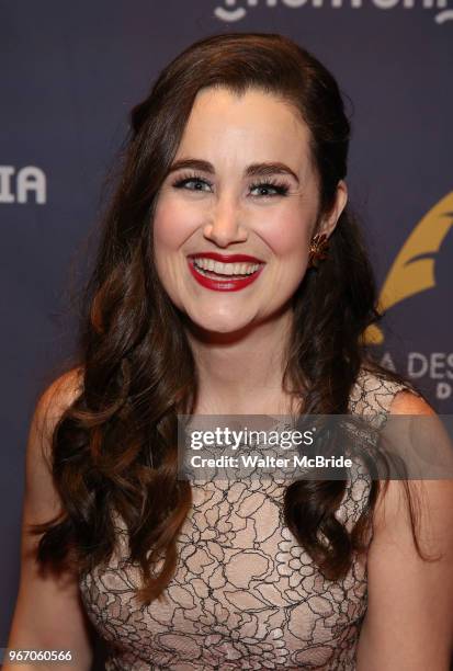 Lauren Worsham during the arrivals for the 2018 Drama Desk Awards at Town Hall on June 3, 2018 in New York City.