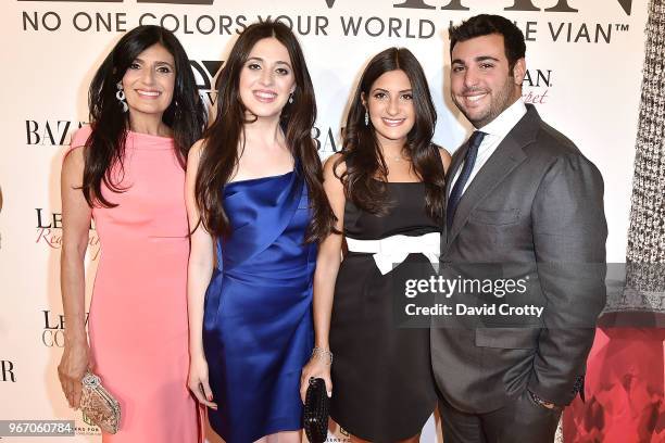 Miranda LeVian, Lexy LeVian, Naomi and Jonathan LeVian attend the Le Vian 2019 Red Carpet Revue on June 3, 2018 in Las Vegas, Nevada.