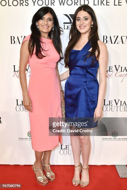 Miranda LeVian and Lexy LeVian attend the Le Vian 2019 Red Carpet Revue on June 3, 2018 in Las Vegas, Nevada.