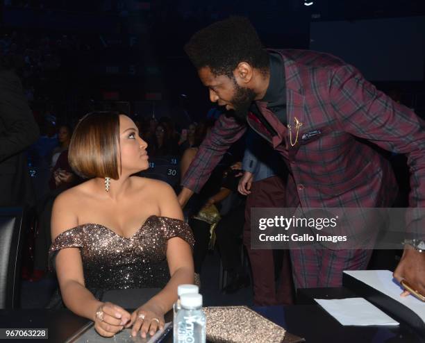 Brian Mtongana and Siba Mtongana is a South African celebrity chef during the Miss SA 2018 beauty pageant grand finale at the Time Square Sun Arena...