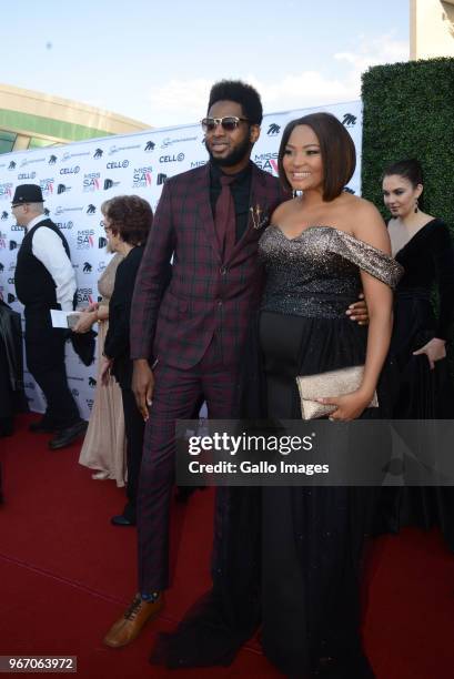 Brian Mtongana and Siba Mtongana is a South African celebrity chef during the Miss SA 2018 beauty pageant grand finale at the Time Square Sun Arena...