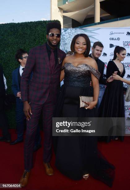 Brian Mtongana and Siba Mtongana is a South African celebrity chef during the Miss SA 2018 beauty pageant grand finale at the Time Square Sun Arena...