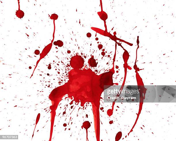血のしずく - 人間の血液点のイラスト素材／クリップアート素材／マンガ素材／アイコン素材