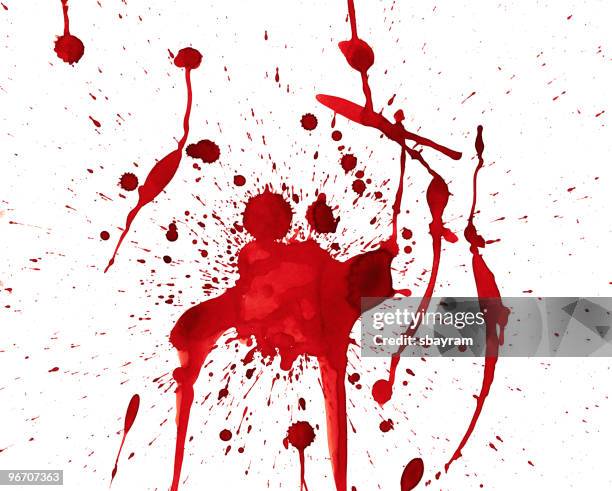 stockillustraties, clipart, cartoons en iconen met blood dripping - menselijk bloed