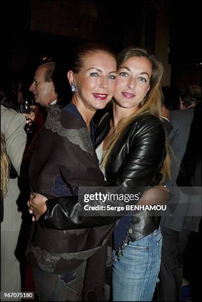 Baronne Ines Reille and daughter Arabelle Mahdavi.