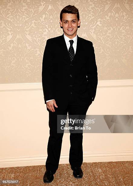 Michael Longoria, from The Jersey Boys original cast, attends the charity fundraiser for Sheila Kar Health Foundation at The Beverly Hilton hotel on...