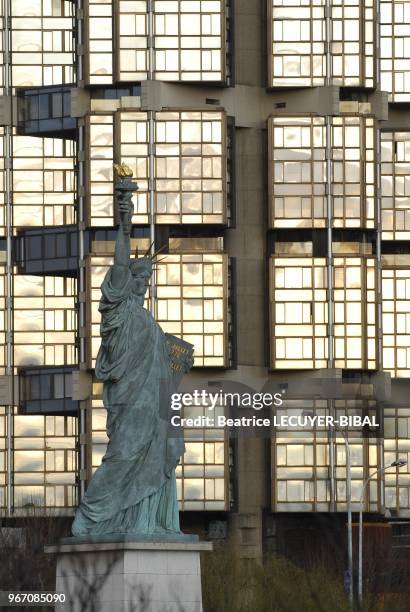 The Statue of Liberty, sculptor Bartholdi on Februar 26, 2006 in Paris, France.