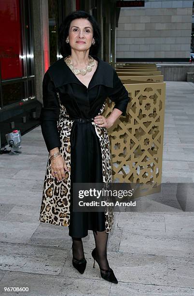 Paloma Picasso attends the Paloma Picasso Sydney In-store cocktail event at Tiffany & Co Castlereagh Street on February 15, 2010 in Sydney, Australia.