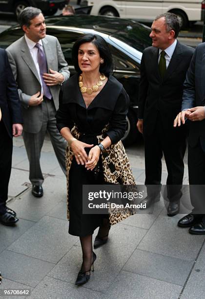 Paloma Picasso attends the Paloma Picasso Sydney In-store cocktail event at Tiffany & Co Castlereagh Street on February 15, 2010 in Sydney, Australia.