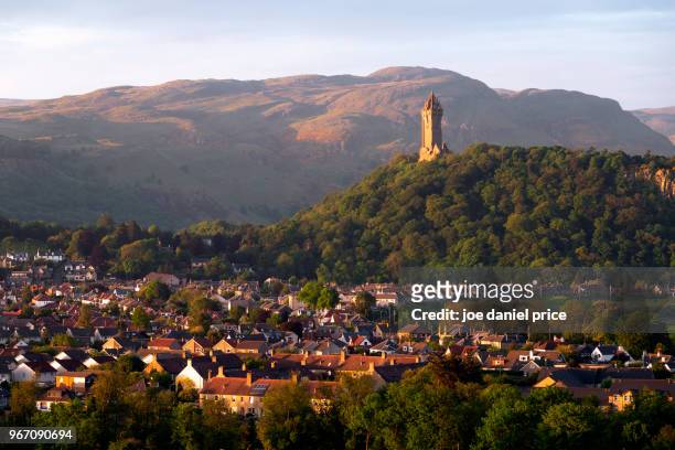 the national wallace monument, stirling, scotland - stirling 個照片及圖片檔