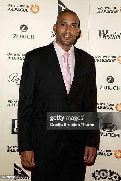 Dyron Daal arrives for the 2010 A-League Awards at The Ivy on February 15, 2010 in Sydney, Australia.