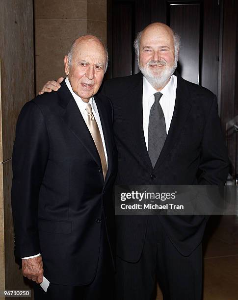 Carl Reiner and son, Rob Reiner arrive to 60th Annual ACE Eddie Awards held at The Beverly Hilton Hotel on February 14, 2010 in Beverly Hills,...