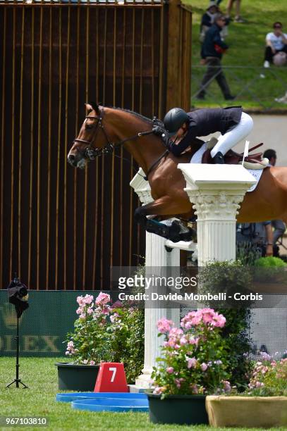 Alexandra PAILLOT of France, riding LUMINA, during Rolex Grand Prix Piazza di Siena on May 27, 2018 in Villa Borghese Rome, Italy. "n HH CALLAS