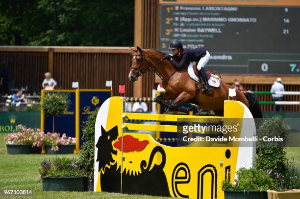 Alexandra PAILLOT of France, riding LUMINA, during Rolex Grand Prix Piazza di Siena on May 27, 2018 in Villa Borghese Rome, Italy. "n HH CALLAS