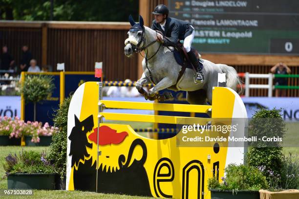 Leopold VAN ASTEN for Netherlands, riding VDL GROEP BEAUTY, during Rolex Grand Prix Piazza di Siena on May 27, 2018 in Villa Borghese Rome, Italy.