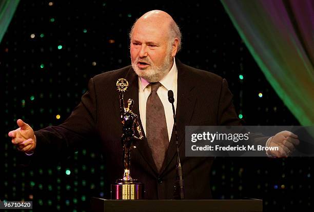 Director Rob Reiner speaks during the 60th annual ACE Eddie Awards at the Beverly Hilton Hotel on February 14, 2010 in Beverly Hills, California.