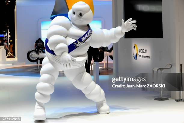 View of Michelin Bibendum at the Paris Motor Show, in Paris in France on September 28, 2012.