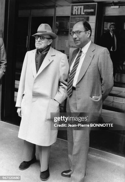 Marcel Dassault et Serge Dassault 14 mai 1963 à Paris, France.