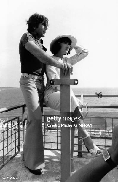 Roman Polanski et Isabelle Adjani présentent leur film 'Le Locataire' lors du 30ème Festival de Cannes, le 24 mai 1976 à Cannes, France.