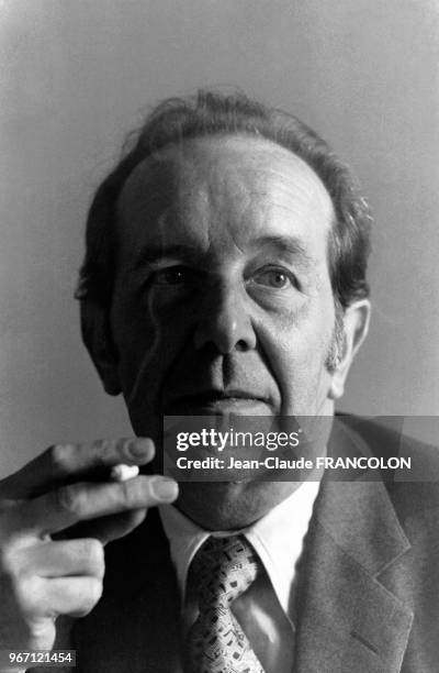 Portrait du journaliste Claude Julien le 22 février 1980.