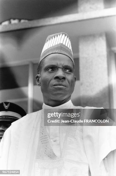 Le Lieutenant-Colonel Seyni Kountché, Président du Conseil militaire suprême de la République du Niger, lors du quinzième sommet de l'Organisation de...