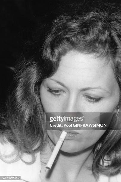 Portrait de Faye Dunaway le 19 mai 1976 au festival de Cannes, France.
