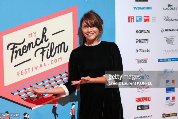 Emma de Caunes pendant la cérémonie d?ouverture du 6ème 'My French Film Festival' à la Tour Eiffel le 17 janvier 2016, Paris, France. .