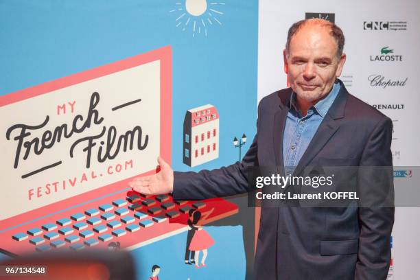 Jean-Pierre Darroussin pendant la cérémonie d?ouverture du 6ème 'My French Film Festival' à la Tour Eiffel le 17 janvier 2016, Paris, France. .